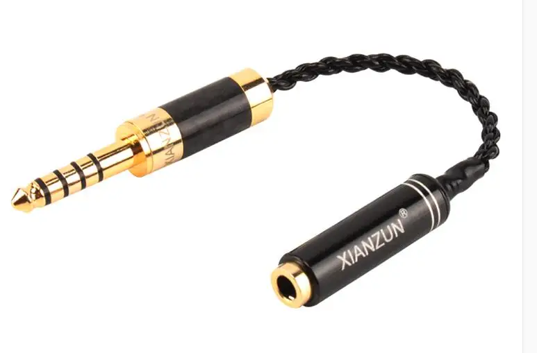 Headphone balance conversion line 3 5 stereo 4 4 2 5mm balanced connector 3 5 male and female converter