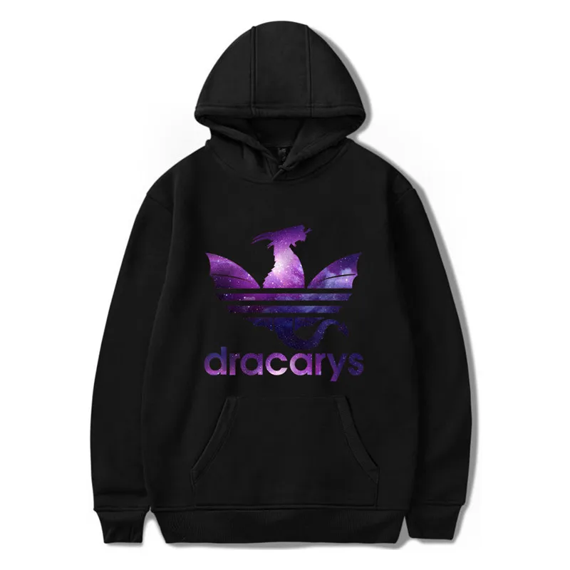 

Mens Hoodies Sweatshirts Hot Sale Game Of Thrones Star Dracarys Hooded Pullover Casual Harajuku Cosplay Costume Fashion Hoody
