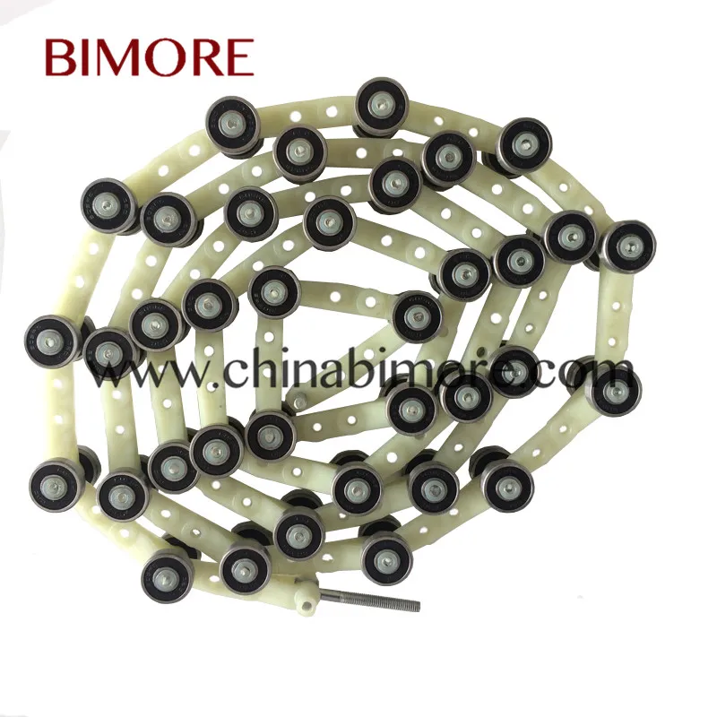 

896208 50645239 50645230 PA6.6-30GF Escalator Single Fork Deflecting Chain 36 Bearings can Replace 409585