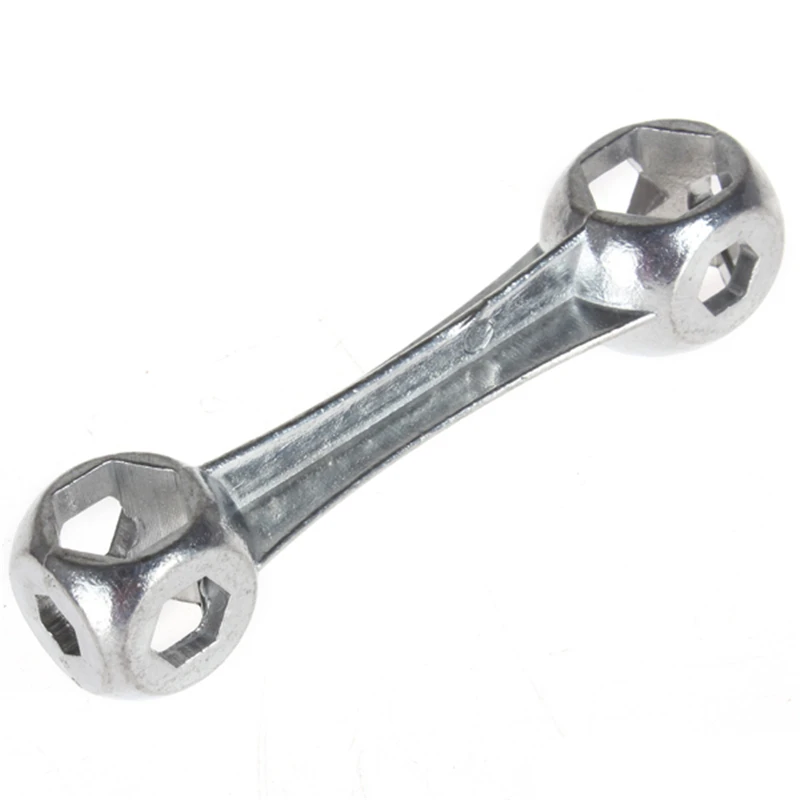 10 in 1 Mini Portable Bicycle Bike Repair Tool Dog Bone Shape Torque Wrench Hexagon Holes