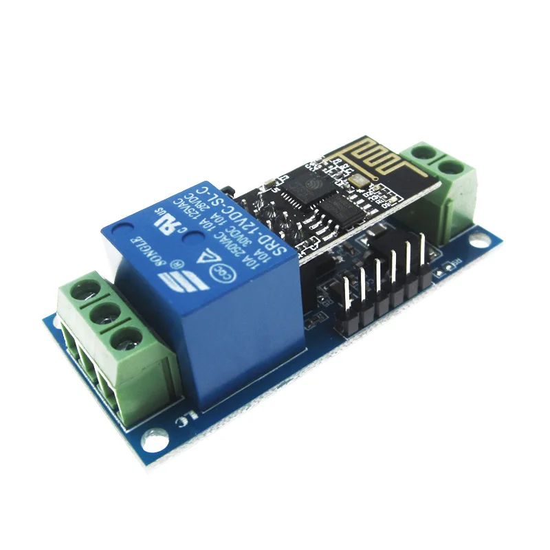 12 В ESP 01 ESP8266 1 WiFi реле канала модуль дистанционное управление переключатель для IOT