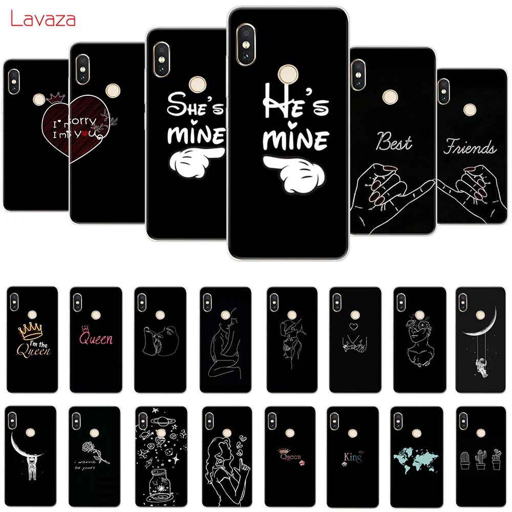 

Lavaza Couple Lovers King Queen Hard Phone Cover for Huawei P30 Pro Lite Nova 3 3i for Honor 8 9 10 Lite 7A Pro P30Lite Case