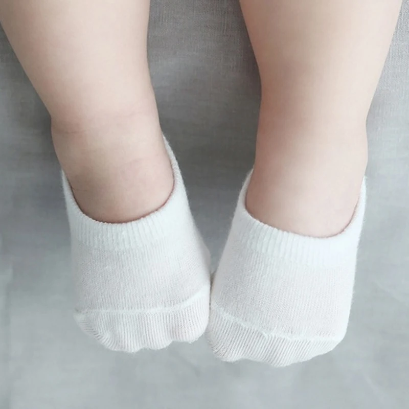 5 пар/лот, высокое качество, корейские Детские невидимые носки-башмачки детские Нескользящие носки хлопковые носки для девочек и мальчиков