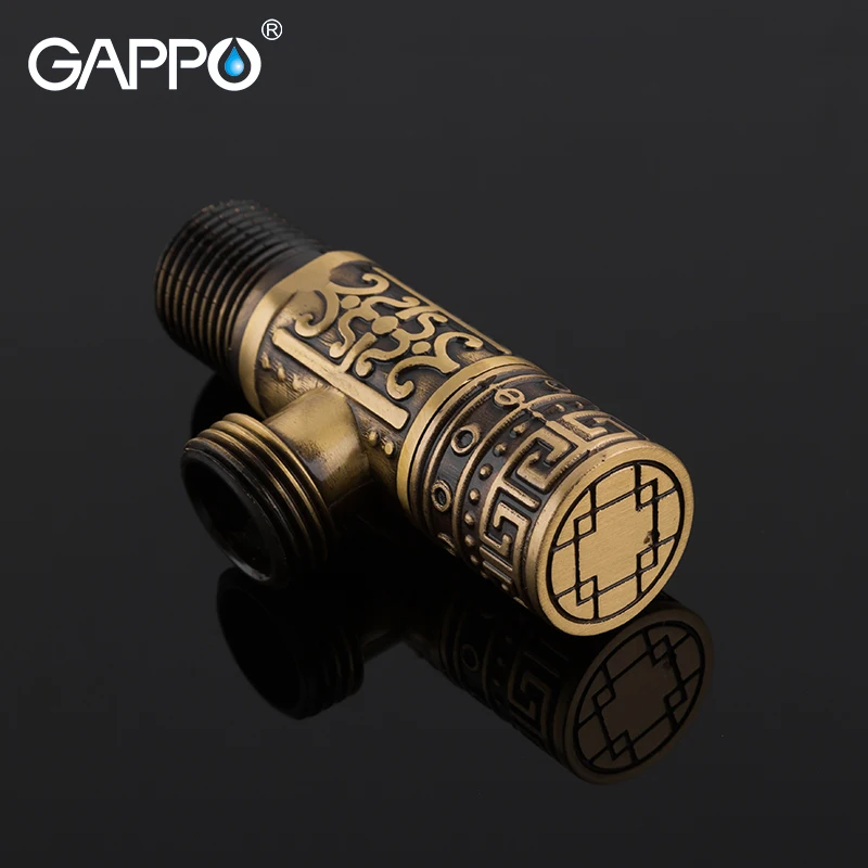 Клапан спускной GAPPO 1/2 дюйма античный латунный угловой стопорный клапан запорный