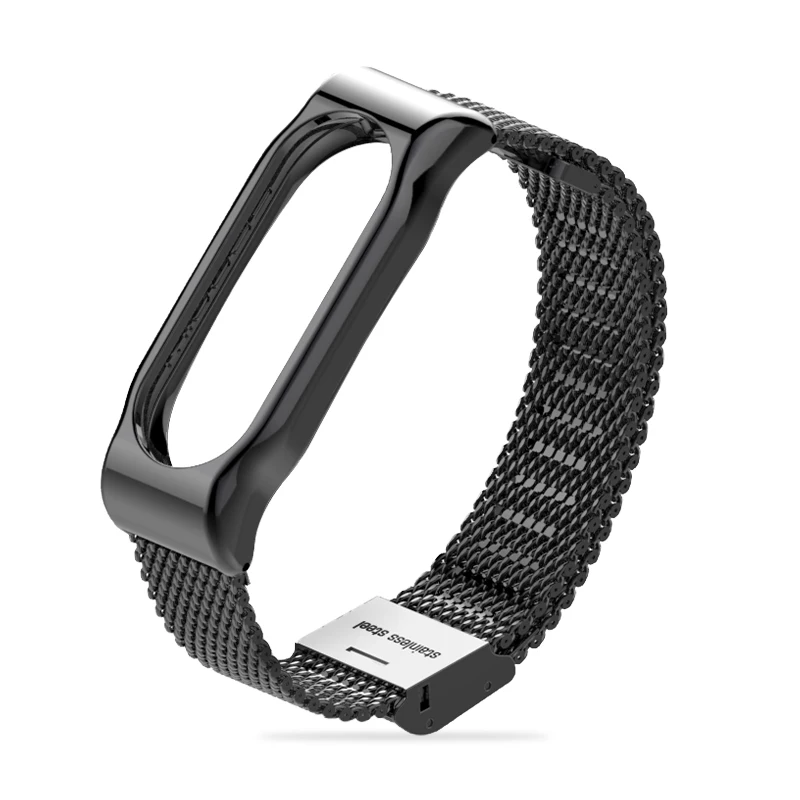 Mi jobs mi lanese металлический ремешок на запястье для mi Band 2 Пряжка из нержавеющей стали mi 2 браслет для Xiaomi mi Band 2 Аксессуары для умных часов