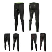Для мужчин \ спортивные колготки компрессионные штаны, легинсы бега тренировочные трико брюки для тренировок