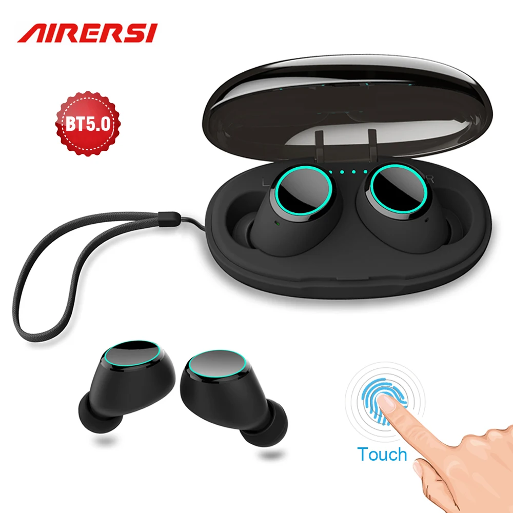 Capsule Touch Wireless Earphone TWS Earbuds V5.0 Bluetooth Headset Deep Bass Stereo Sports Earphone with mic For Samsung Iphone Capsule Touch Wireless Earphone TWS Earbuds V5.0 Bluetooth Headset Deep Bass Stereo Sports Earphone with mic For Samsung Iphone