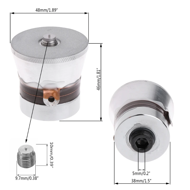 

60W 40KHz Ultrasonic Piezoelectric Cleaning Transducer Cleaner High Performance