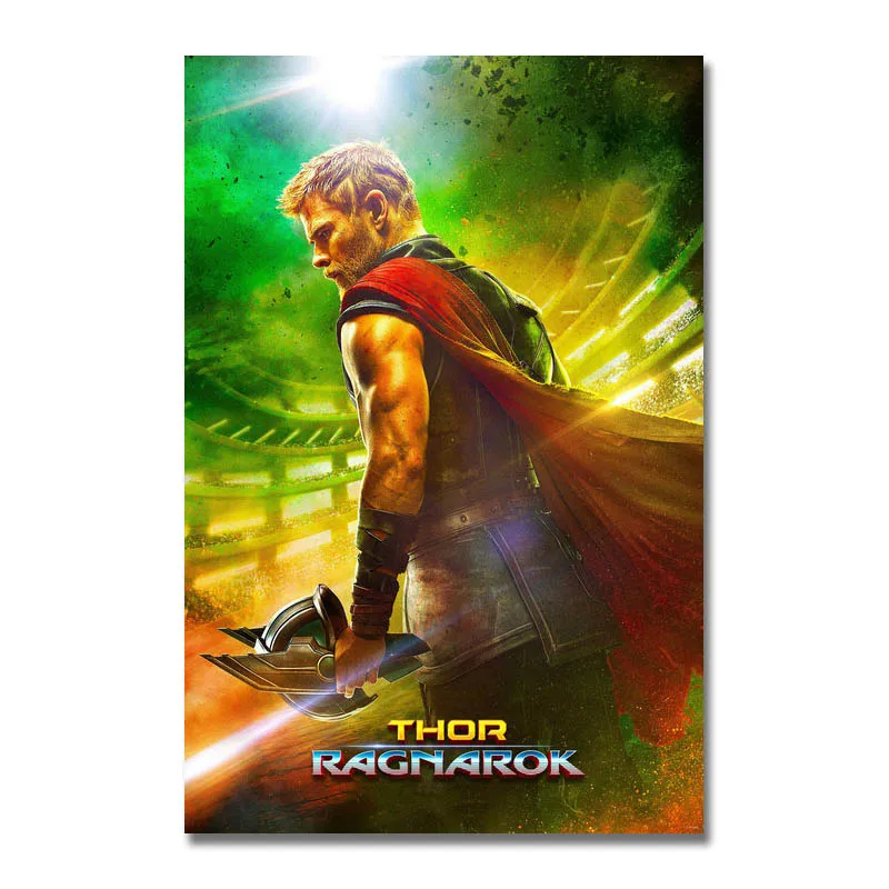 Художественный шелк или холст печать Тор Ragnarok loki Hulk горячий фильм плакат 13x20 24x36