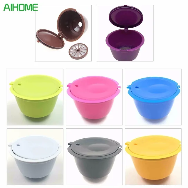 Best Price 1pc 8 Colors Refillable Coffee Capsule For Nescafe Dolce Gusto Reusable Capsules Hot Selling