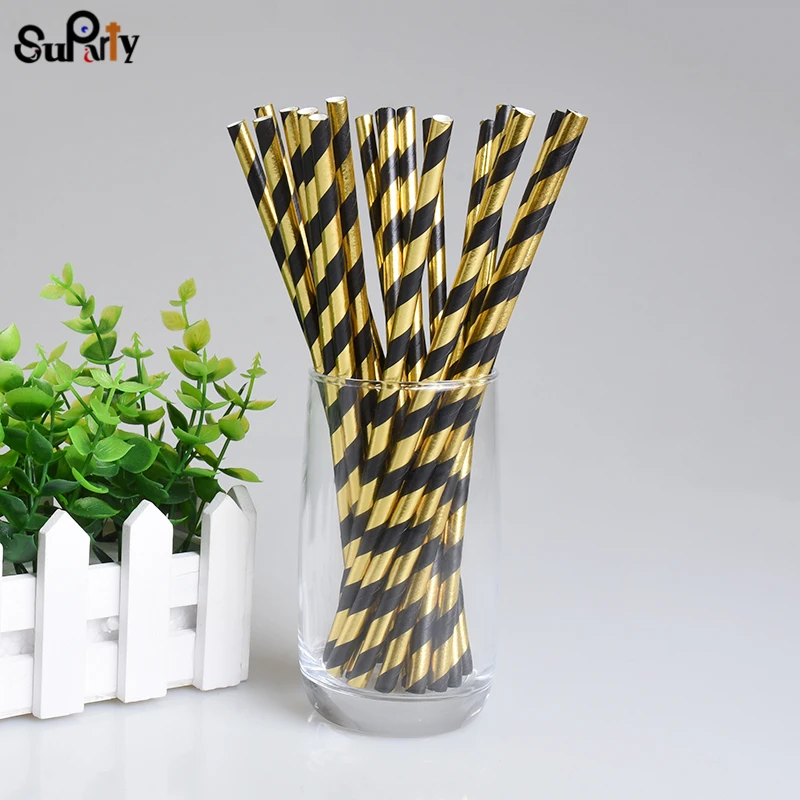 25pcs-Stripe-Paper--Party-Decor-Supplies-Disposable