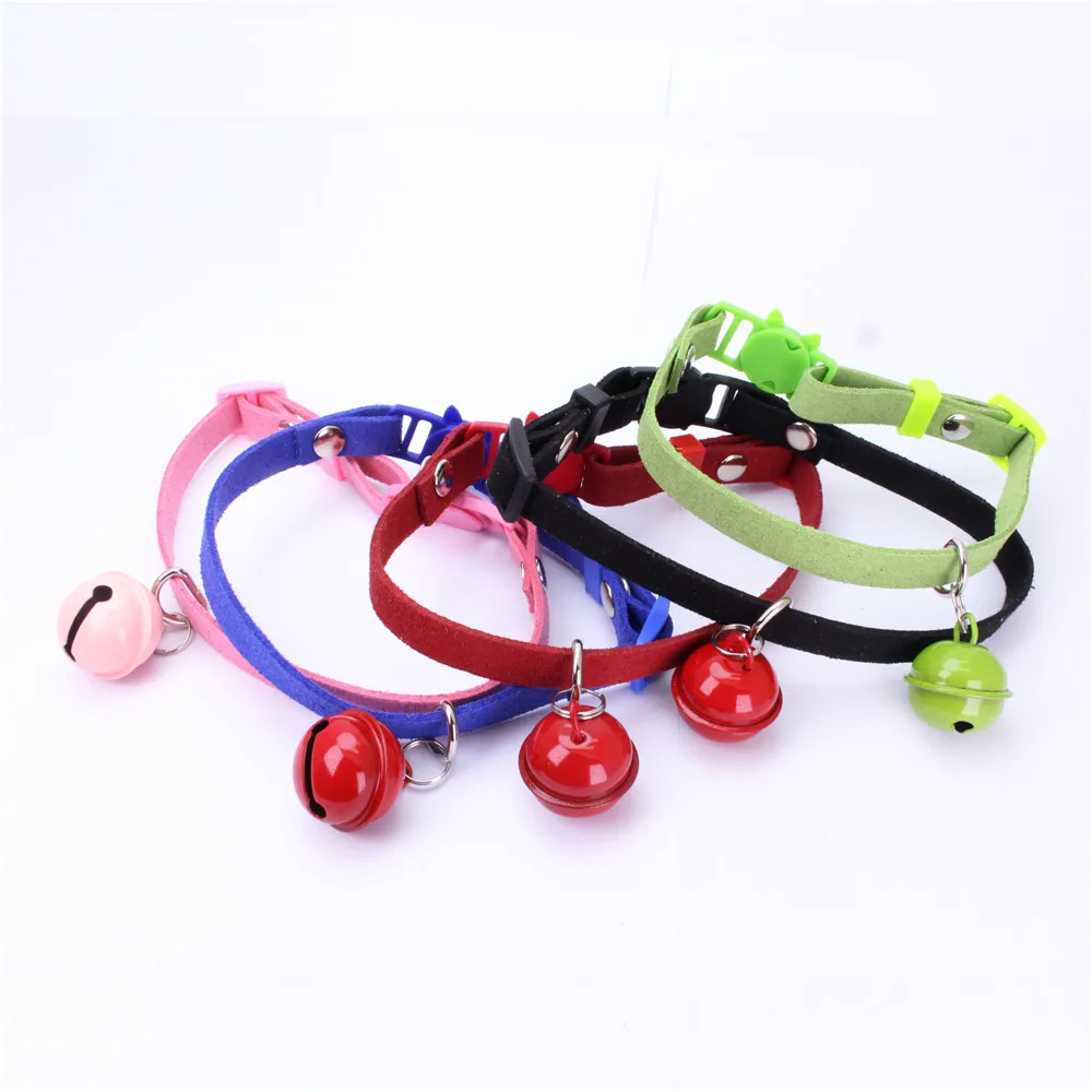 

Small Cats Collars Bell Puppy Animals Accessories Necklace For Pet Product Collars Kitten Dogs Supplies kedi zili collier chat