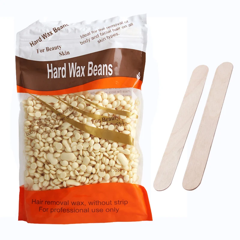Brazilian Hard Wax Beans 300g Bag Sex font b Shaving b font Natural Permanent Hair Removal
