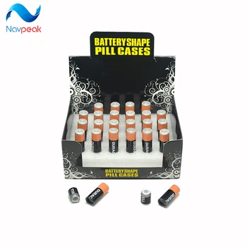 

480pcs/lot Free Shipping small Battery Secret Stash Diversion Safe Pill Box Hidden Money Coins Container Case