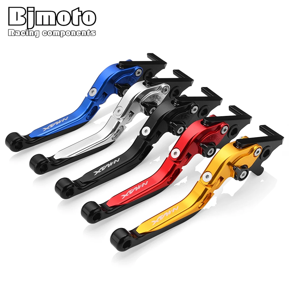 BJMOTO N-MAX CNC de la motocicleta ajustable extensible palanca de embrague de freno de conjunto para Yamaha NMAX 125, 155, 2015-2018 moto los frenos