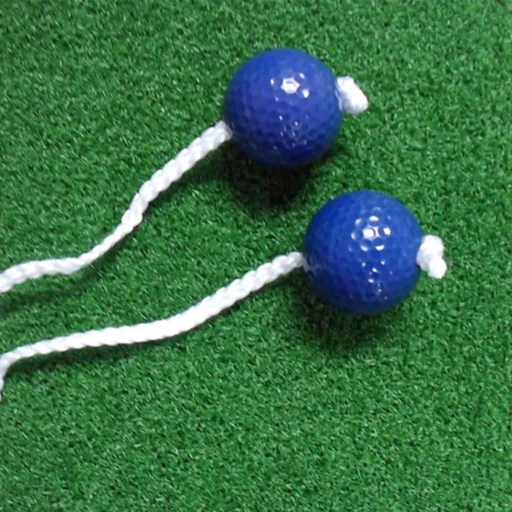Веревки мяч для гольфа синтетические смолы прочный Trainging пособия Гольф нанизывая мяч игрушки Портативный синтетического каучука Гольф Ретривер
