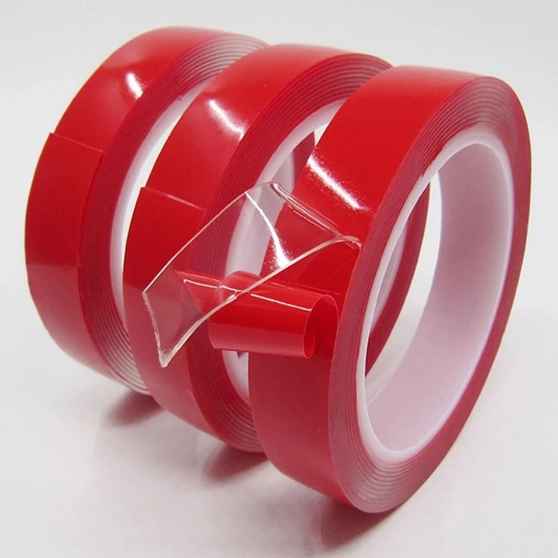 

3M 13 Size Transparent Red Double Sided Tape Household Wall Hangings Adhesive Glue Tapes Car No Traces Sticker Auto Adhesive Tap