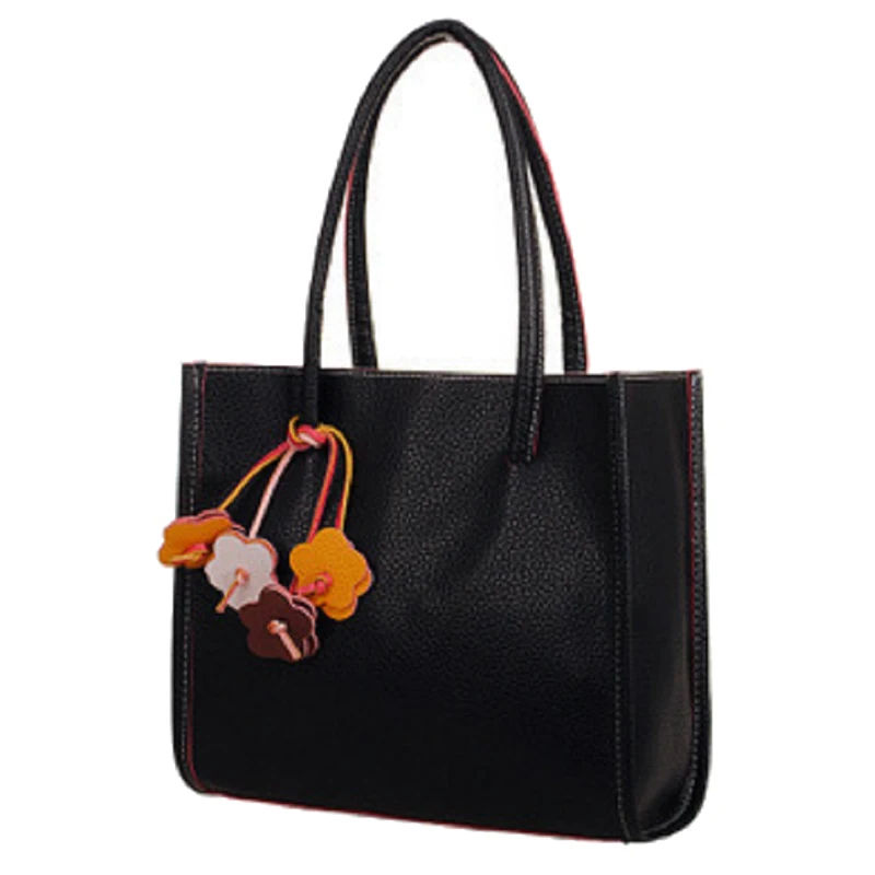 Women Handbags Leather Shoulder Bag Candy Color Flowers Toto Messenger