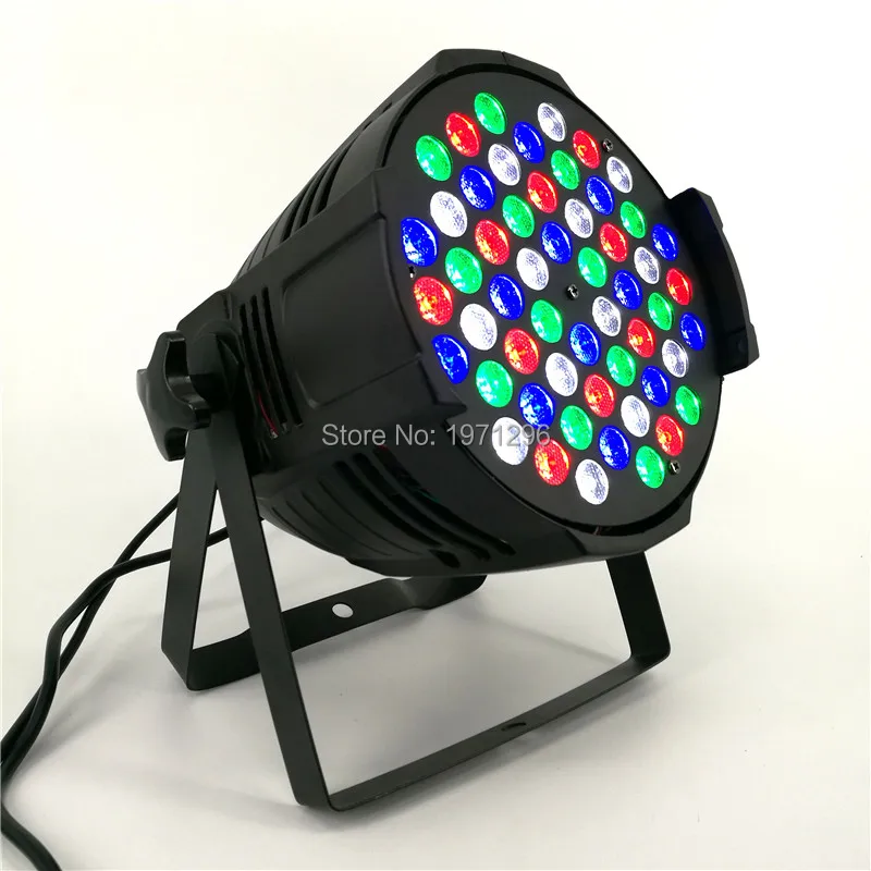 

Eyourlife DMX Led Par 54X3W RGBW Stage Par Light Wash Dimming Strobe Lighting Effect Lights for Disco DJ Party Show