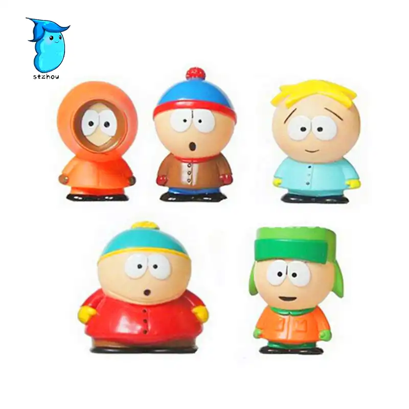 Stzhou Mi Ni Wan Dou Anime South Park Stan Kyle Eric Kenny Leopard Mini 6cm Pvc Action Figure Collectible Model Toy Kids Gifts Kids Gifts Gift Collectionfigures Collectibles Aliexpress