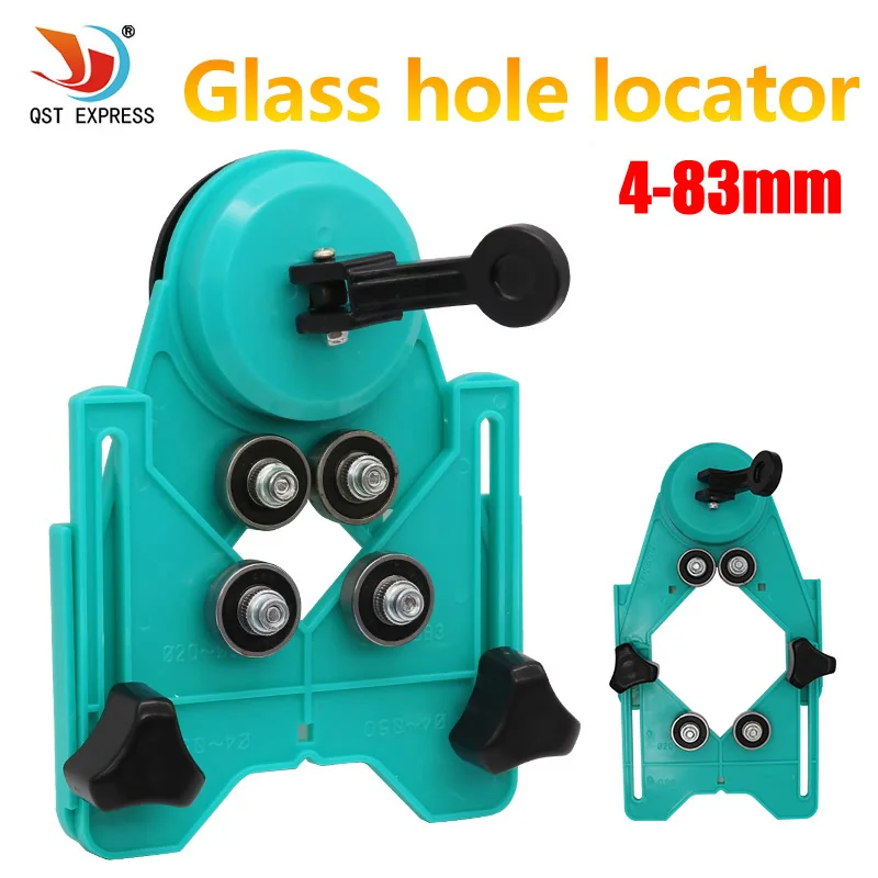 

New Adjustable 4-83mm Diamond Drill Bit Tile Glass Hole Saw Core Bit Guide With Vacuum Base Sucker Tile Glass openings Locator