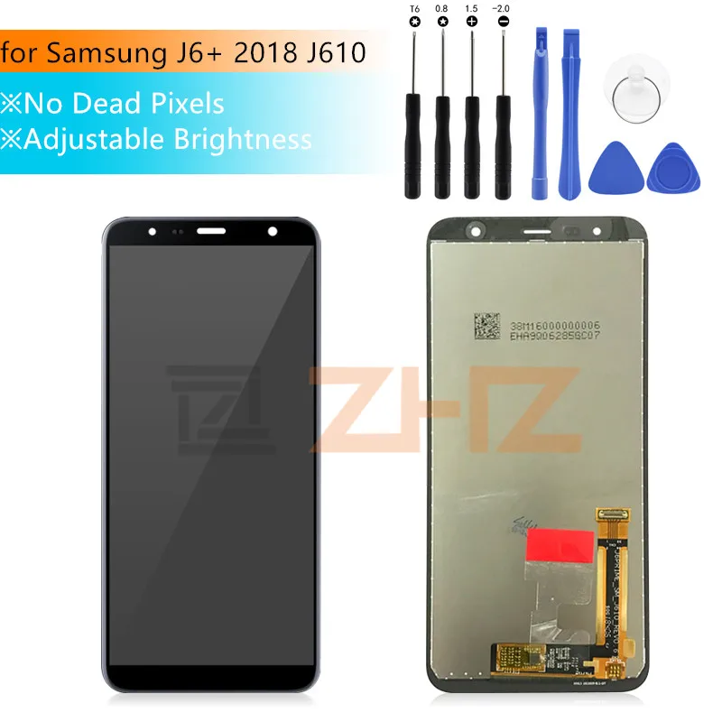 TFT ЖК-дисплей для Samsung J6 + j610 сенсорный экран дигитайзер в сборе сменный samsung