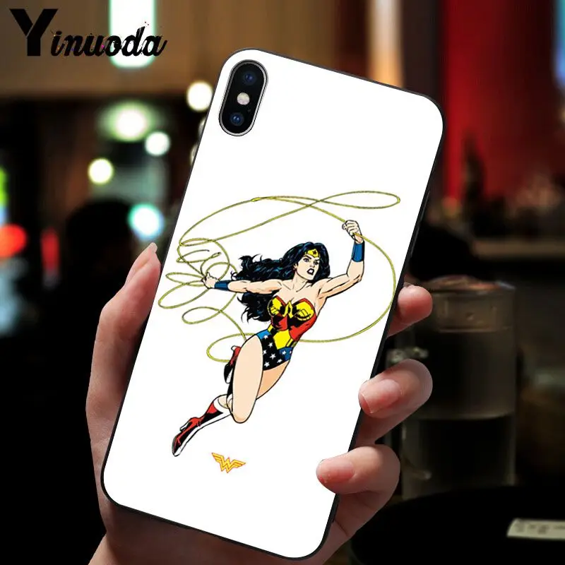 Yinuoda Marvel Justice League Высокое качество Аксессуары для телефонов Чехол Apple iPhone 8 7 6 6S Plus X