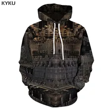 KYKU Brand Mechanical Hoodie Men Metal Hoodie Print Geometric Sweatshirt Printed Castle 3d Printed Art Hooded Casual Long Sleeve KYKU Brand Mechanical Hoodie Men Metal Hoodie Print Geometric Sweatshirt Printed Castle 3d Printed Art Hooded Casual Long Sleeve