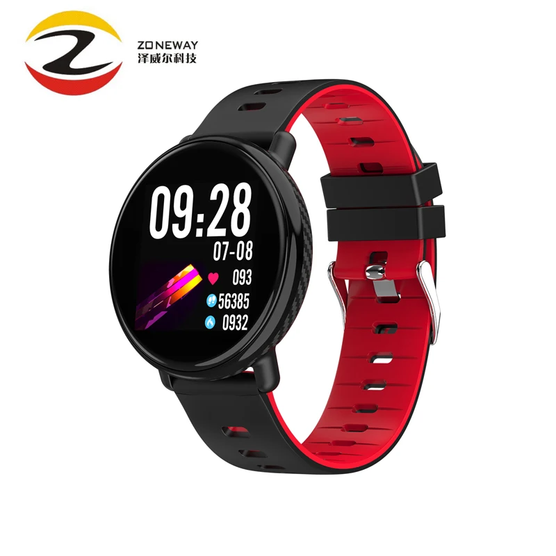 

K1 Smart Bracelet Waterproof Blood Pressure Fitness Tracker Sleep Monitor Music Control Full Screen Touch for iPhone Andriod