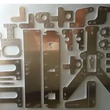 Все металлические Reprap MendelMax 2,0 полный набор пластин/комплект(просверленные и сгибаемые) для DIY 3D частей принтера алюминий(просверленные и сгибаемые