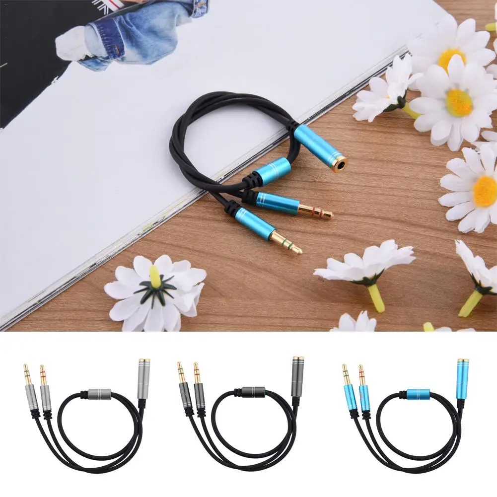 

3.5 mm Audio AdapterMobile Phone Headset Adapter Cable Desktop Computer Headset