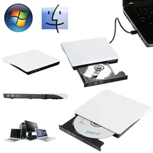 Brand New Slim External USB3.0 LightScribe DVD-ROM CD-RW DVD-RW Burner Drive For PC Laptop