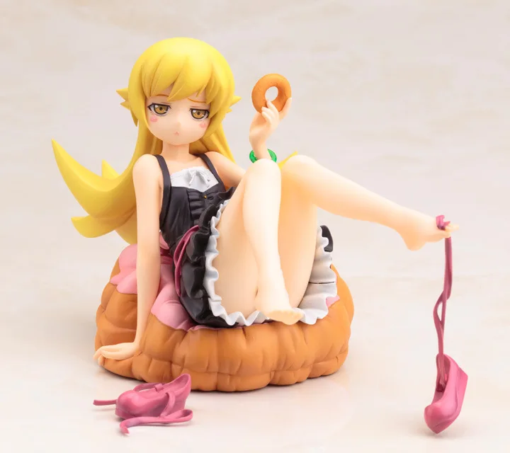 13 см Monogatari Nisemonogatari Oshino Shinobu фигурка ПВХ Коллекция Модель игрушки brinquedos Для Рождественский подарок