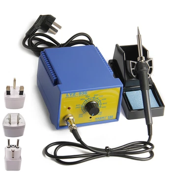 

50W Adjustable Thermostat Soldering Station Anti-static Electric Soldering Iron With Solder Flux Wire Tweezers Welding Tools
