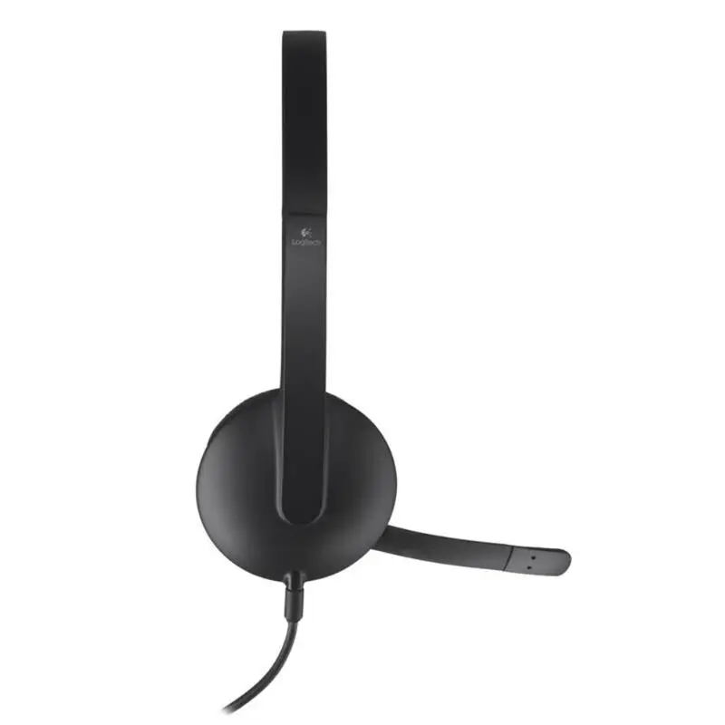 Logitech H340 USB Проводная компьютерная гарнитура 1,8 м провода Длина с usb-коннектор с портом Jack для Поддержка официальный проверки для Windows MacOS ChromeOS