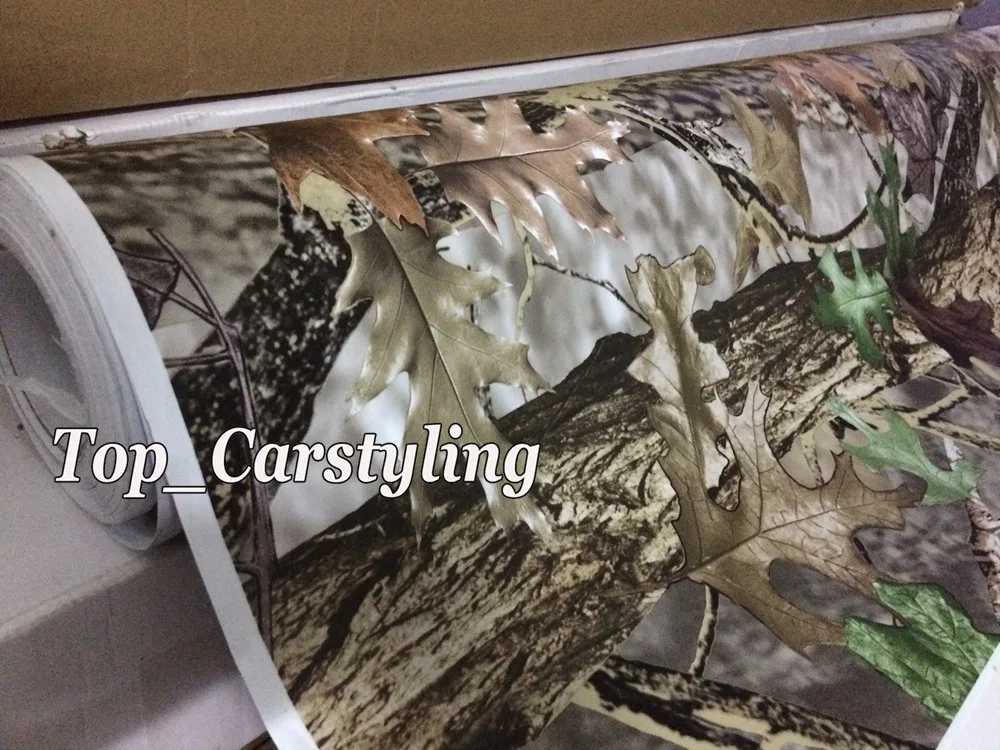 2016 realtree camo vinyl real tree leaf camouflage Mossy Oak Car wrap Film foil for Vehicle skin styling covering (2)