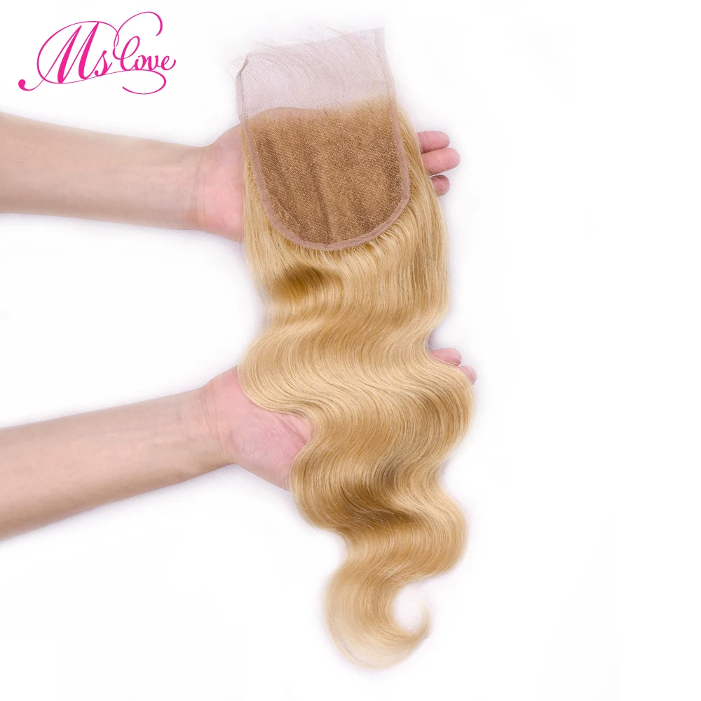 Ms Love Pre Colored #27 Blonde Bundles With Closure Brazilian Body Wave Hair Bundles With Closure Remy Human Hair With Closure Ms Love Pre Colored #27 Blonde Bundles With Closure Brazilian Body Wave Hair Bundles With Closure Remy Human Hair With Closure