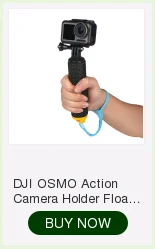 Для DJI Osmo Action Tripod Selfie Stick велосипедный зажим на запястье шейный ремень на голову нагрудный ремень для дайвинга плавучий барный зажим для рюкзака