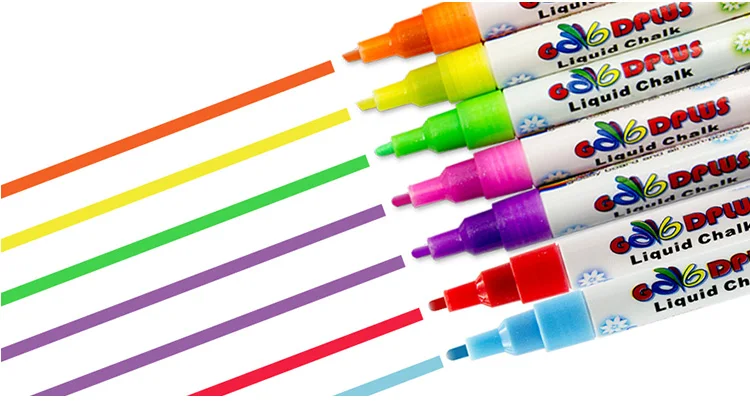 Металлизированные маркеры. Фломастер. Мокрые фломастеры. Маркеры с мокрым мелом. Влажные фломастеры.