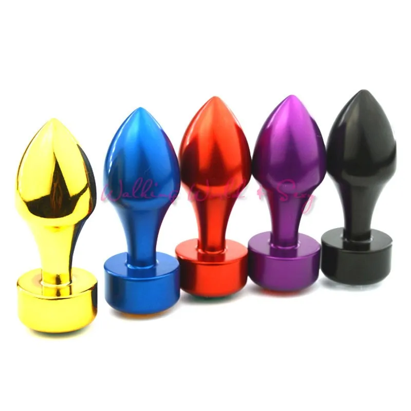 Unisex 7.8x2.8CM Stainless Steel Anal Plug Metal Anal Sex Toys Jewelry Butt Plug Anus Insert Stopper Sex Products For Women Men (6)