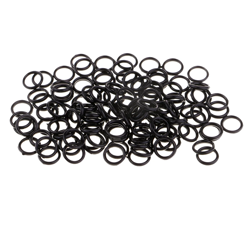 200 Pieces 6mm Bra Adjusters Slider O Ring Adjustable Buckle Underwear Accessories