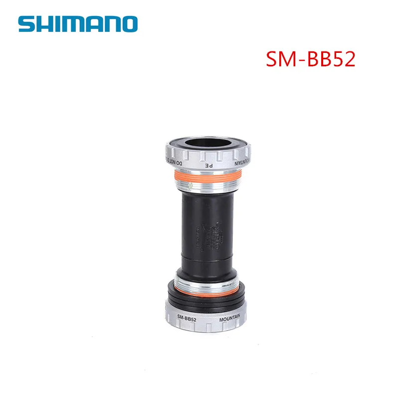 Günstige Shimano Deore SM BB52 Tretlager MTB Hollowtech II Externe Lager Silber