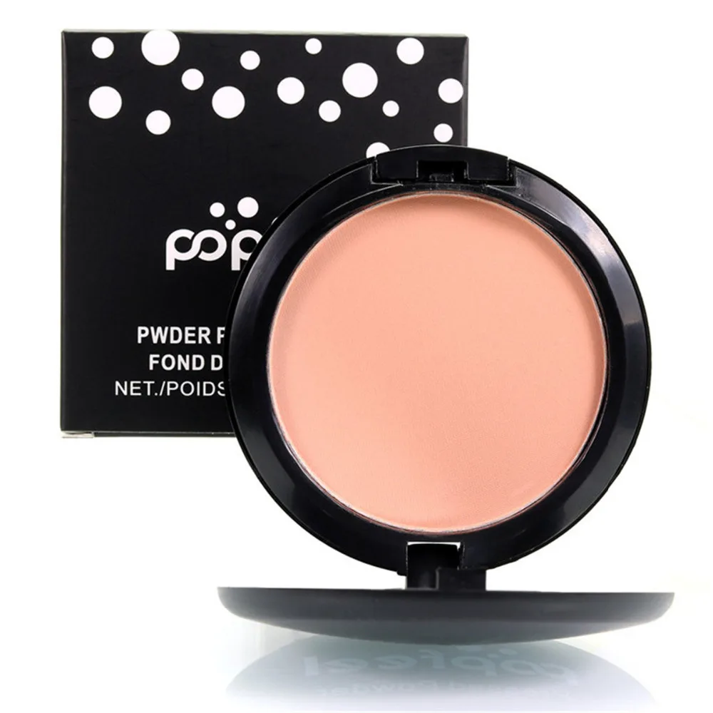 

Popfeel 6 Color Natural Mineral Face Powder Contour Palette Oil-control Brighten Powder Press Powder Foundation Makeup Palette