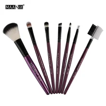 7pcs/kits Professional Nylon Makeup Brushes Set Cosmetics Foundation Brush Tools For Face Powder Eye Shadow Eyeliner Lip Kits