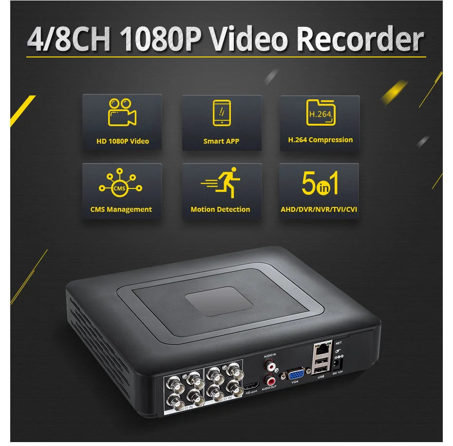 Видеорегистратор DVR камера видеонаблюдения системы безопасности 2 шт. 2000 ТВЛ 1,0 Мп ИК-фильтр Открытый водонепроницаемый AHD CCTV Beveiligings камера комплект
