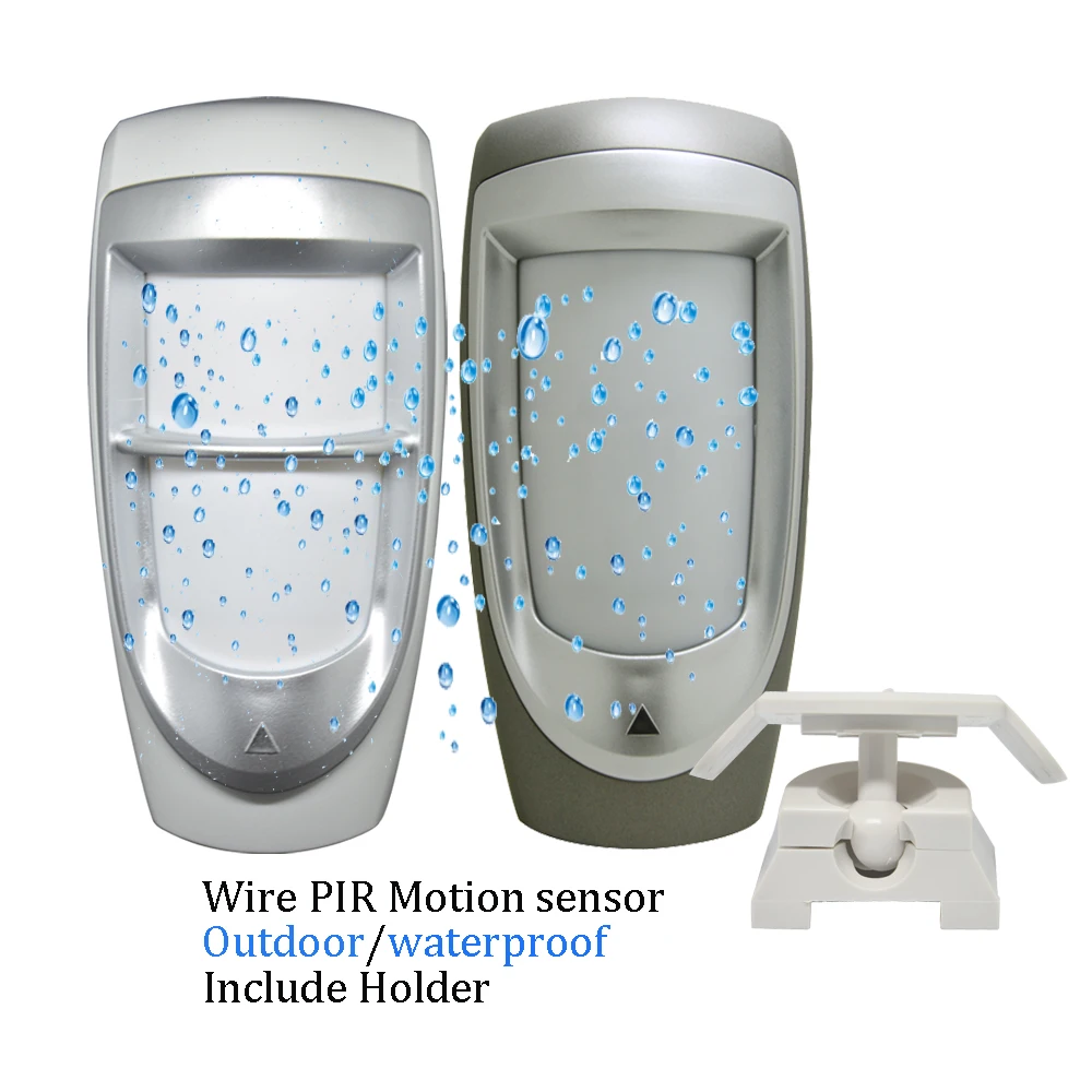 1 pcs Wired Outdoor Waterproof Motion Sensor Dual PIR font b Alarm b font Paradox