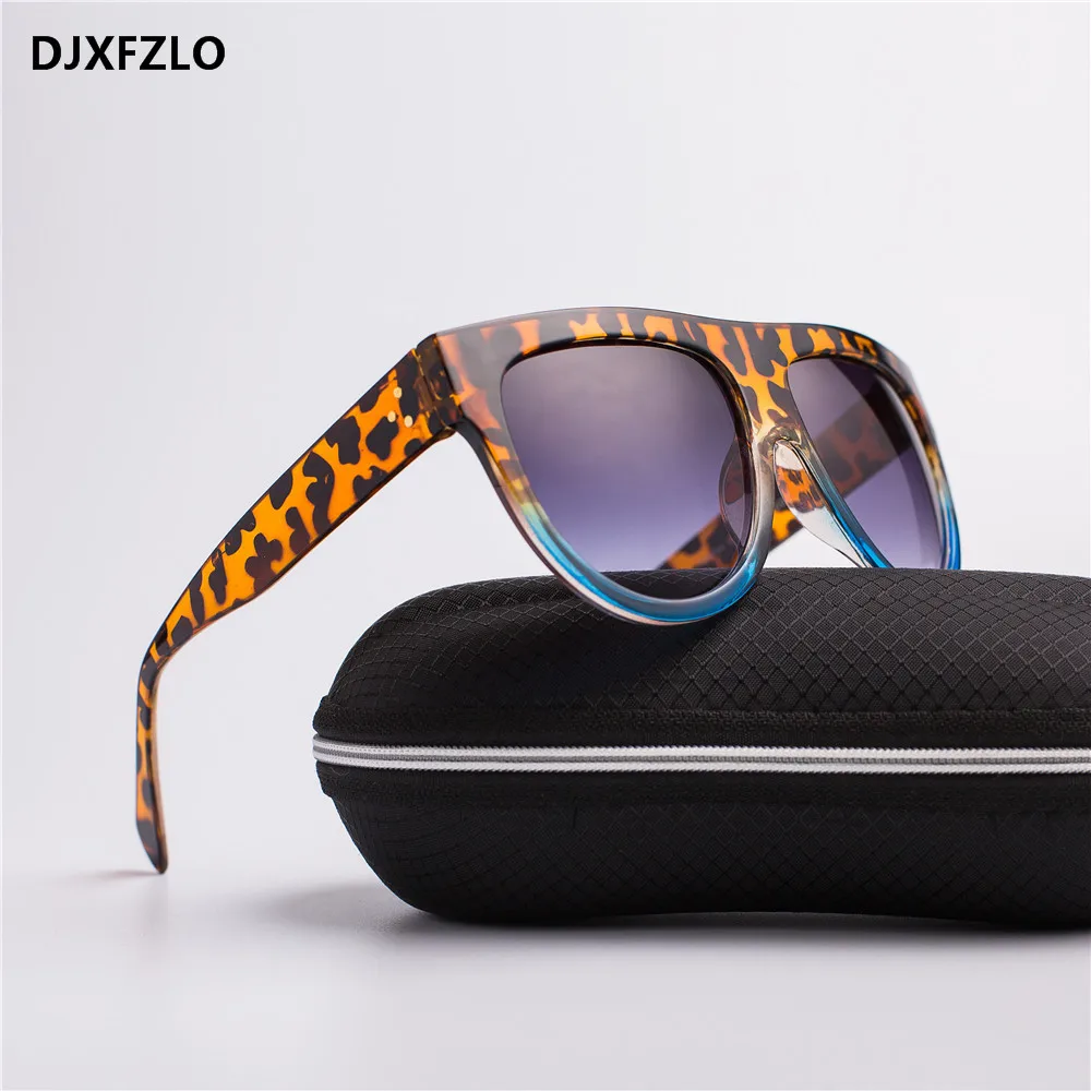 Harga Djxfzlo 2018 Gafas Fashion Wanita Kacamata Merek Desain Mewah Vintage Berjemur Kacamata Besar Penuh Bingkai Eyewear Kacamata Wanita