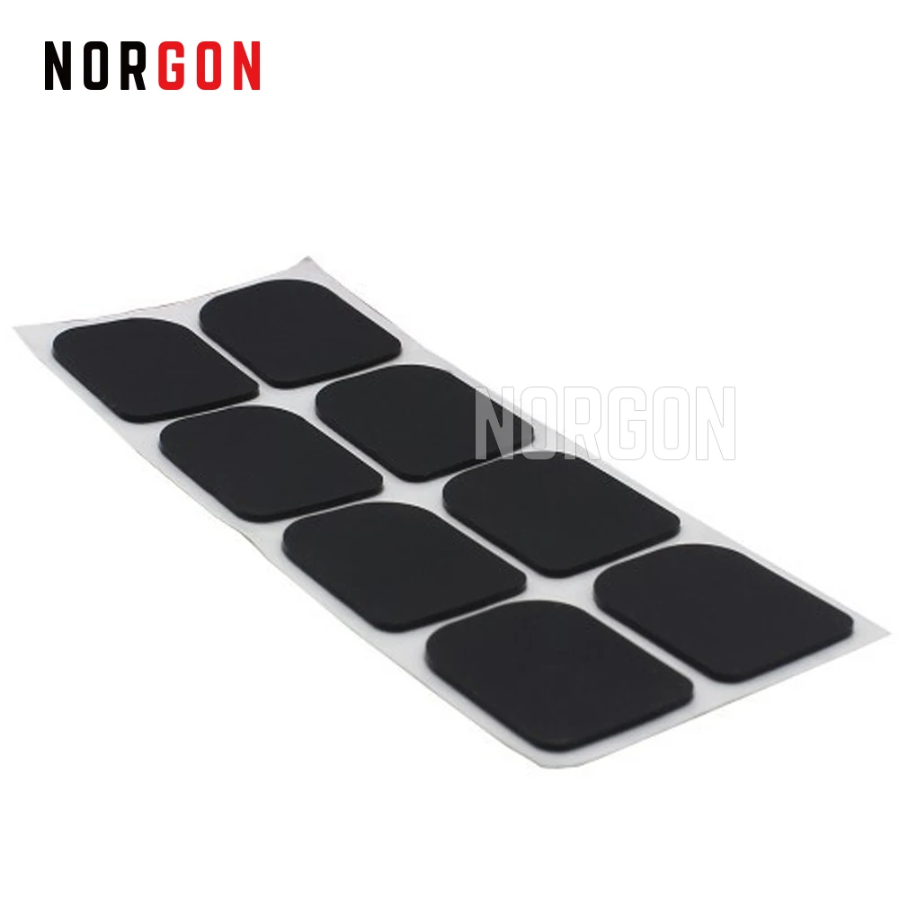 

Norgon Clarinet/Soprano Saxophone Sax Mouthpiece Patches Pads Cushions Black 0.8mm Thick Accessories