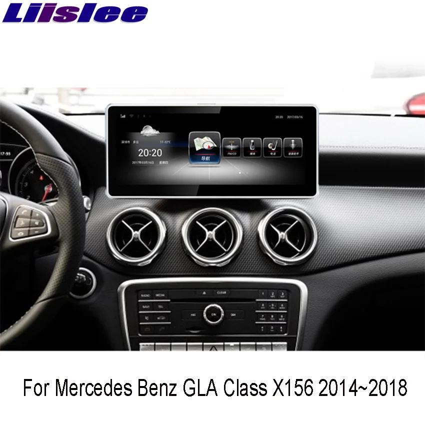 Top Liislee 10.25" Android For Mercedes Benz MB GLA Class X156 2014~2018 GPS Navigation radio stereo dash multimedia player 2