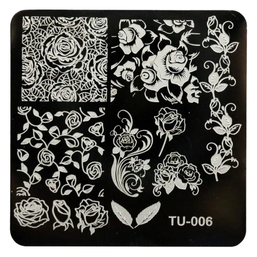 

1pcs New DIY Nail Art Image Stamp Stamping Plates Manicure Template DIY Chrome Accessories For Nail Art Manicure Dropship 9.13